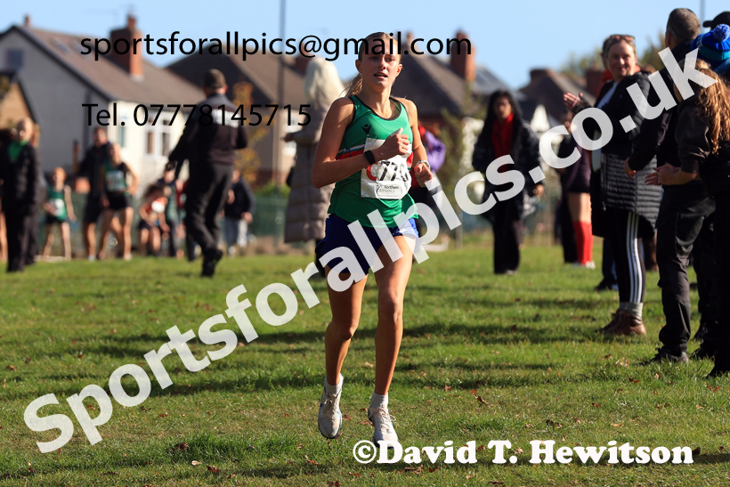 Womens Under-18s 2026 Northern Cross Country Relays, Graves Park, Sheffield. Photo: David T. Hewitson/Sports for All Pics